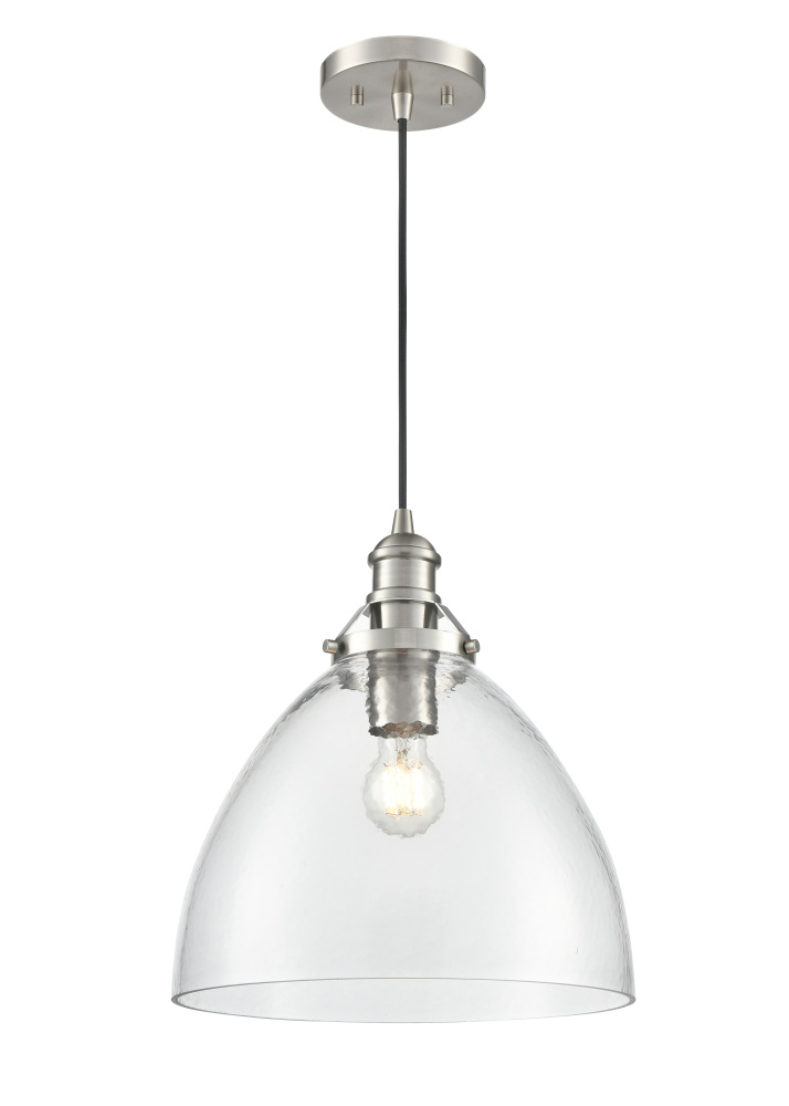 Khrisa 12.75" Wide 1-Light Pendant - Brushed Nickel