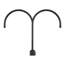 Millennium RPAD-SB - R Series Two Light Post Adapter Satin Black
