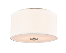 Millennium 41002-MG - Guyten 13" Wide 2-Light Flushmount - Modern Gold