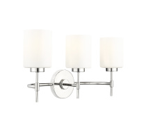 Millennium 19603-PN - Keylee 22" Wide 3-Light Vanity - Polished Nickel