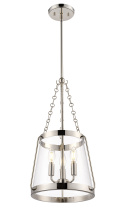 Millennium 21403-PN - Adabella 11.75" 3-Light Pendant - Polished Nickel