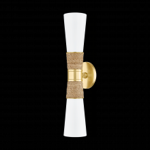Mitzi by Hudson Valley Lighting H709102-AGB - MICA Wall Sconce