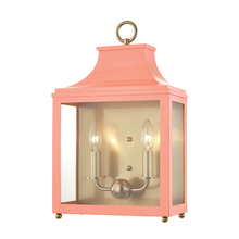 Mitzi by Hudson Valley Lighting H259102-AGB/PK - Leigh Wall Sconce