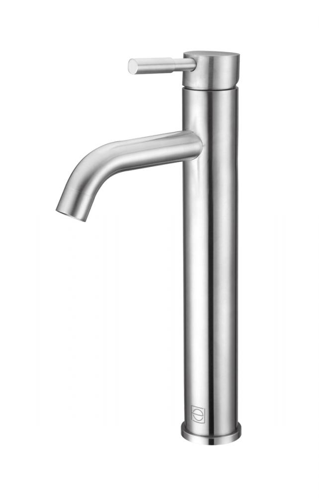 Victor Single Hole Single Handle Bathroom Faucet in Brushed Nickel