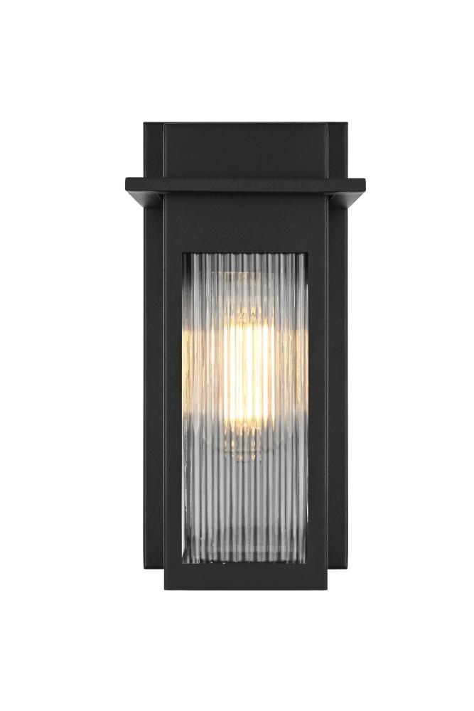 Wall sconce W5" H11" E5.5" L1 Black