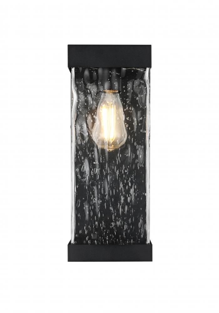 Wall sconce W6" H16" E4" L1 Black