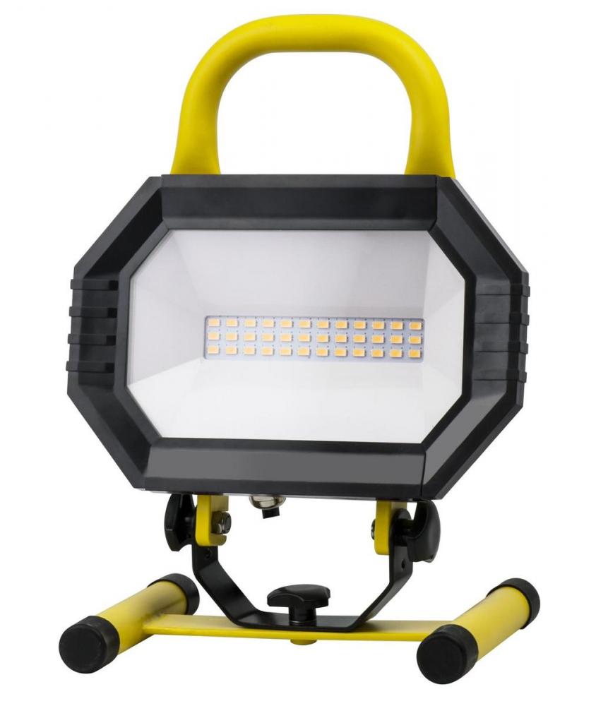LED Portable Work Light, 4000k, 102 Degree, Cri80, Ul, 15w, 100w Equivalent, 35000hrs, Lm1000