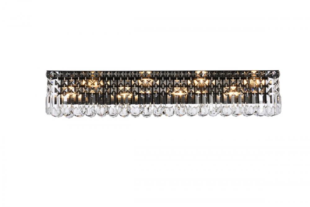 MaxIme 36 Inch Black Wall Sconce