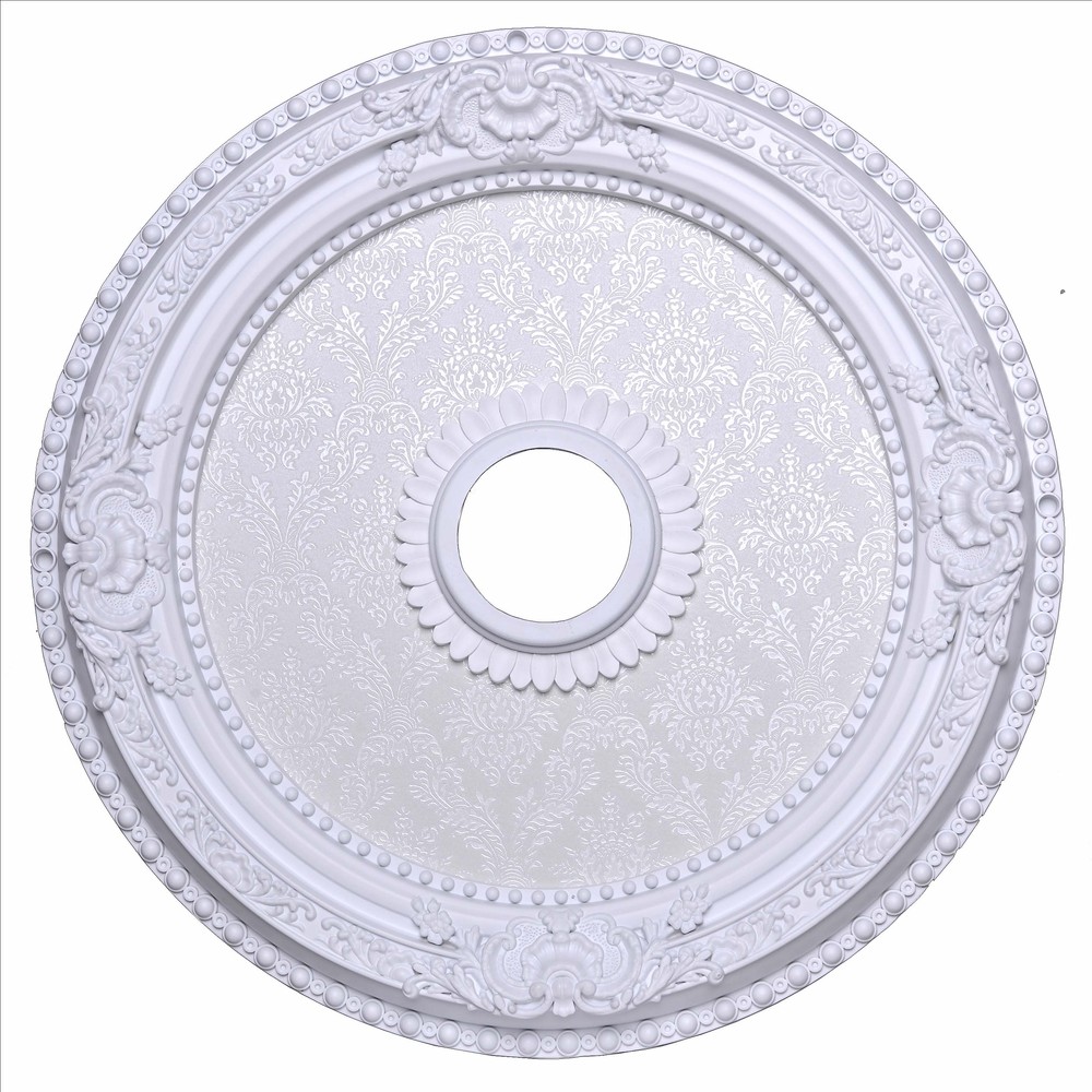24 in. Ceiling Medallion in frosted white