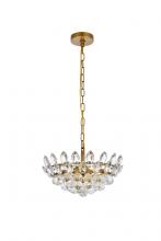 Elegant 1104D16BR - Emilia 16 Inch Pendant in Brass