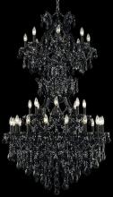 Elegant 2800D36SB/RC - Maria Theresa 34 light Black Chandelier