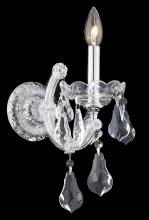 Elegant 2801W1C/RC - Maria Theresa 1 light Chrome Wall Sconce Clear Royal Cut Crystal