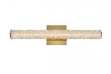 Elegant 3800W24SG - Bowen 24 Inch Adjustable LED Wall Sconce in Satin Gold