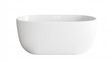 Elegant BT10754GW-WHT - Bathtub 54"29"23" GW with WHT drain kit
