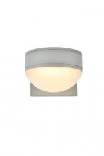 Elegant LDOD4014S - LED Wall Sconce D5''E6.5''H5.5'' Silver