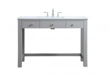 Elegant VF14848GR - 48 Inch Ada Compliant Bathroom Vanity in Grey