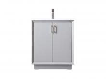Elegant VF19630GR - 30 Inch Single Bathroom Vanity in Grey