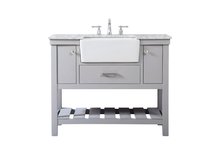 Elegant VF60142GR - 42 Inch Single Bathroom Vanity in Grey