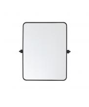 Elegant MR6A2024SIL - Soft Corner Pivot Mirror 20x24 Inch in Silver