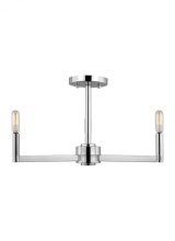 Visual Comfort & Co. Studio Collection 7764203-05 - Fullton Three Light Semi-Flush Mount