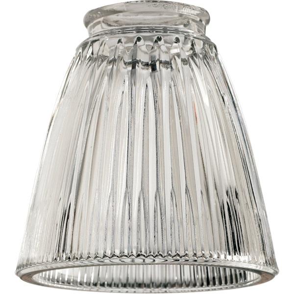 2.25" Clear Ribbed Bell