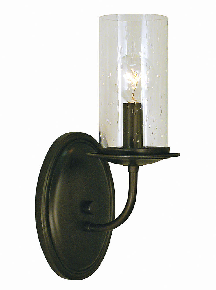 1-Light Brushed Nickel Compass Sconce