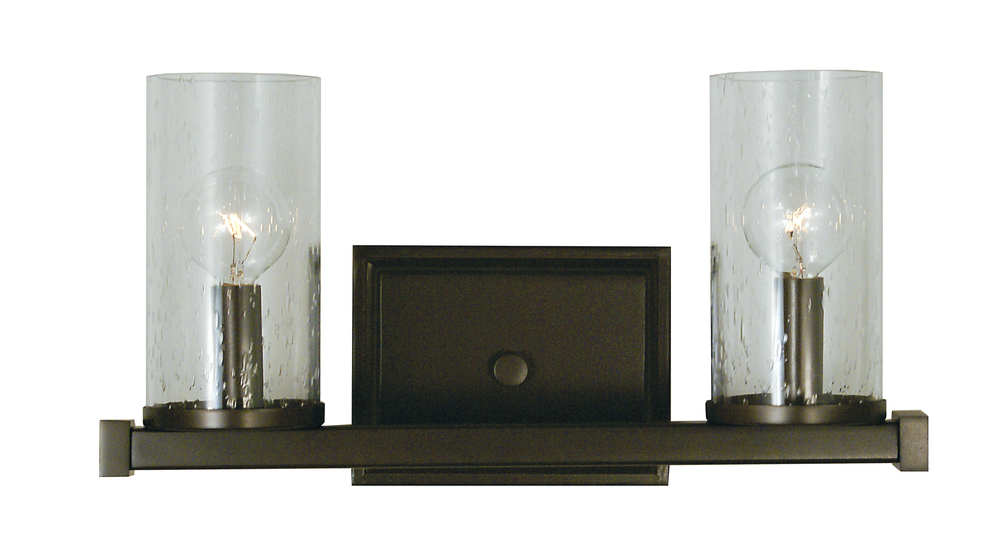 2-Light Brushed Nickel Compass Sconce