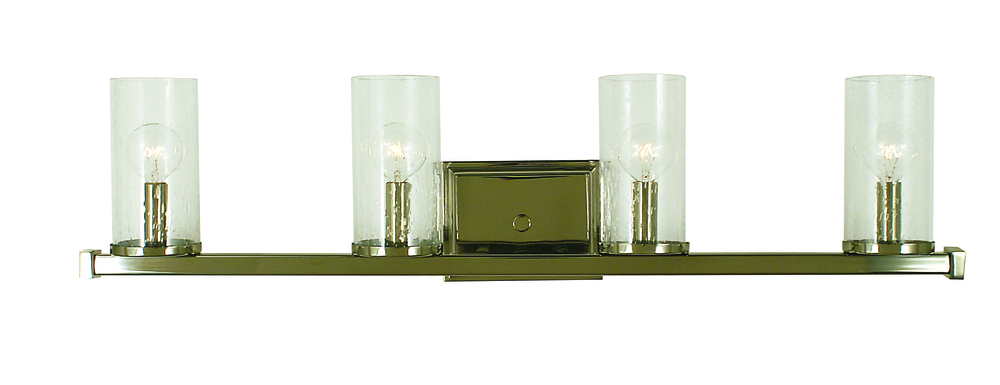 4-Light Brushed Nickel Compass Sconce