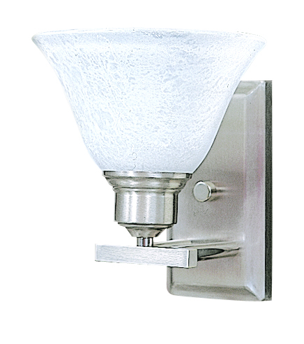 1-Light Brushed Stainless Bellevue Sconce