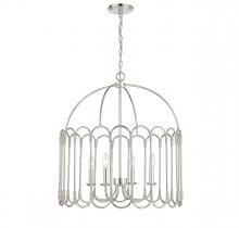 Savoy House Meridian M7029PN - 4-light Pendant In Polished Nickel