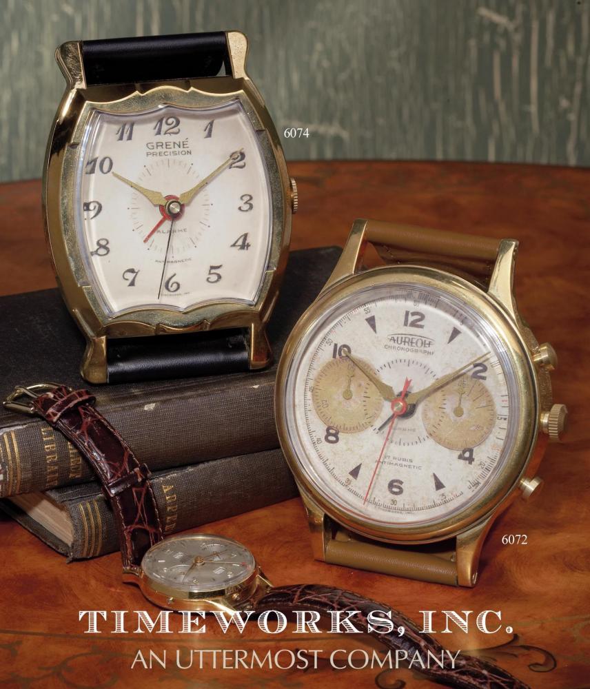 Uttermost Wristwatch Alarm Round Aureole