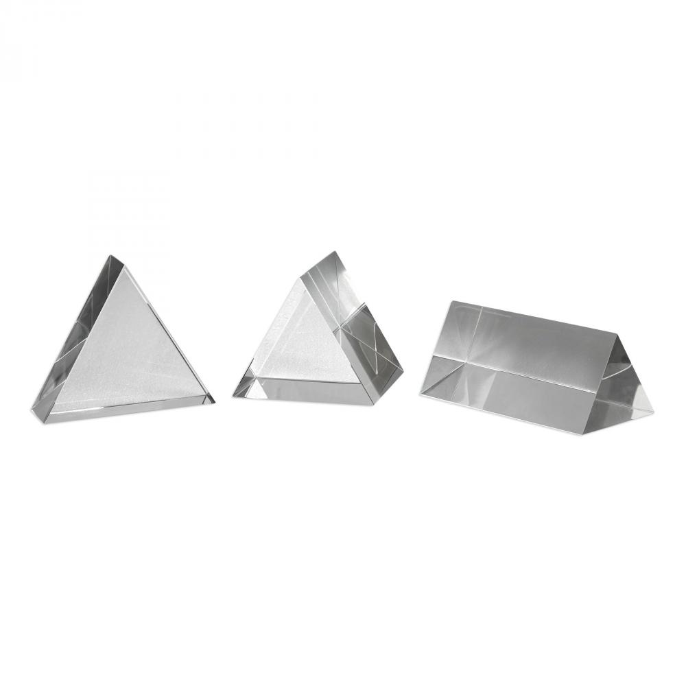 Uttermost Triangle Trio Sculptures S/3
