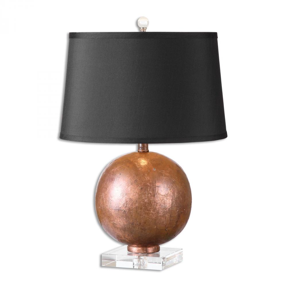 Uttermost Armel Oxidized Copper Table Lamp