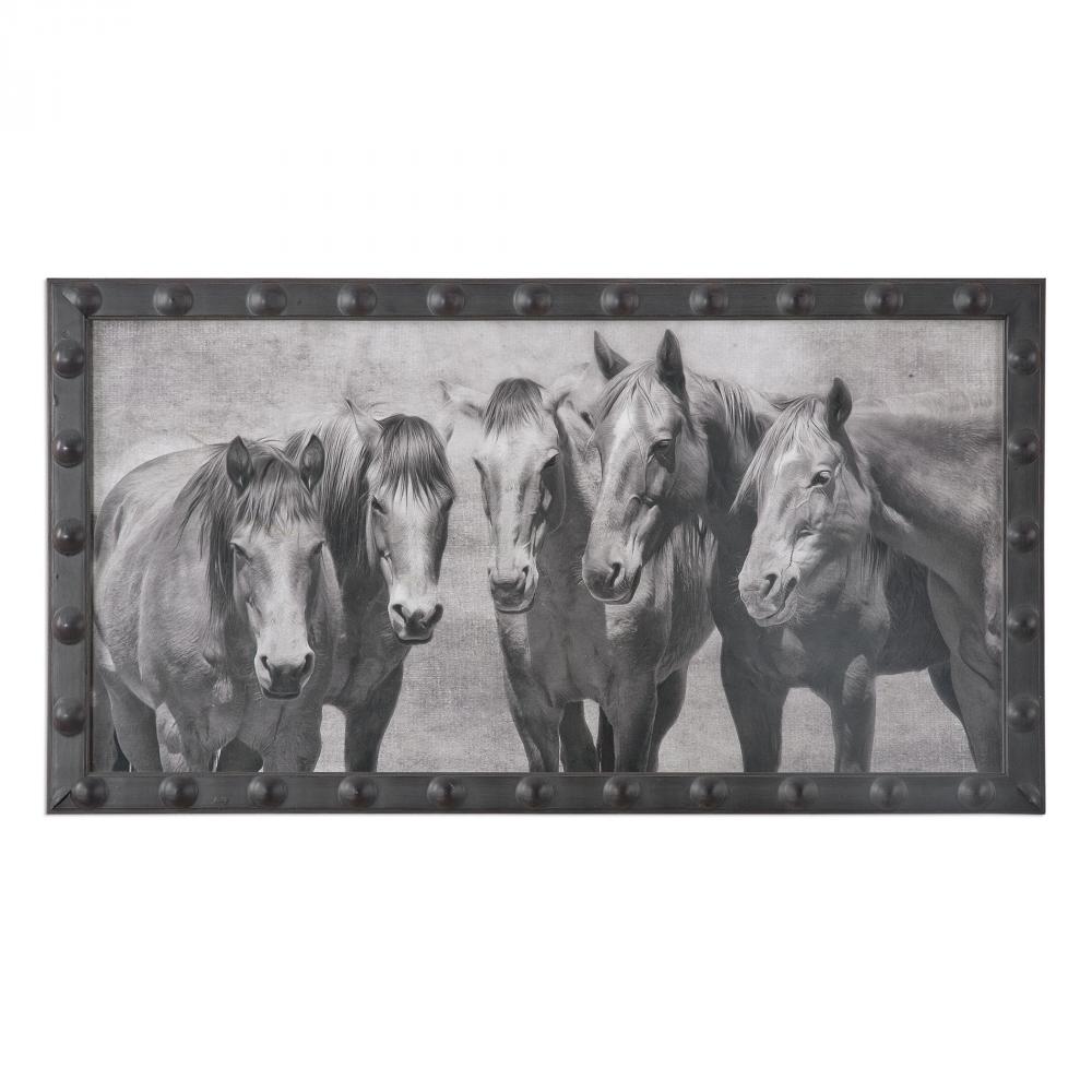 Uttermost Meeting Of The Minds Horse Print