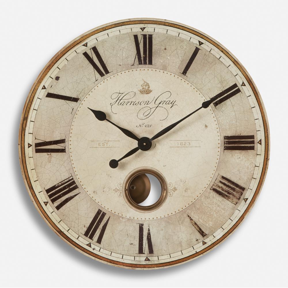 Uttermost Harrison Gray 23" Clock