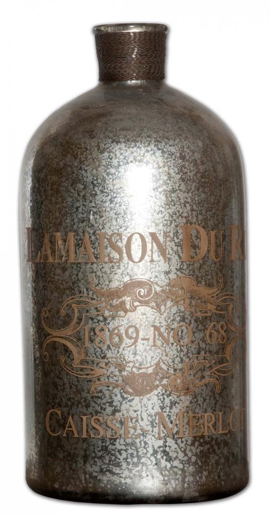 Uttermost Lamaison Mercury Glass Bottle Large
