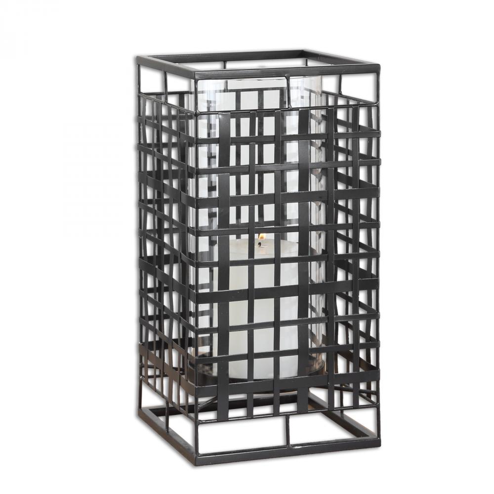 Uttermost Caged In Metal Candleholder
