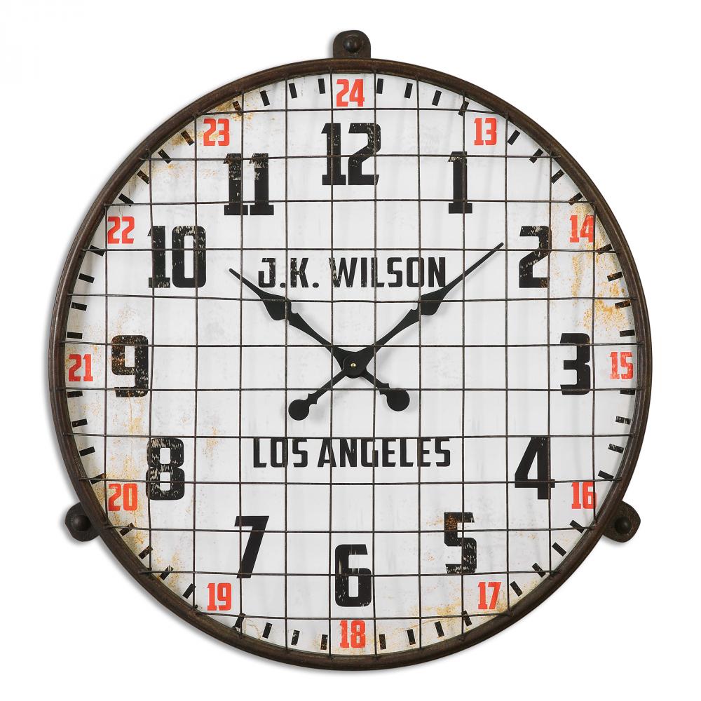Uttermost Max Aged Wall Clock