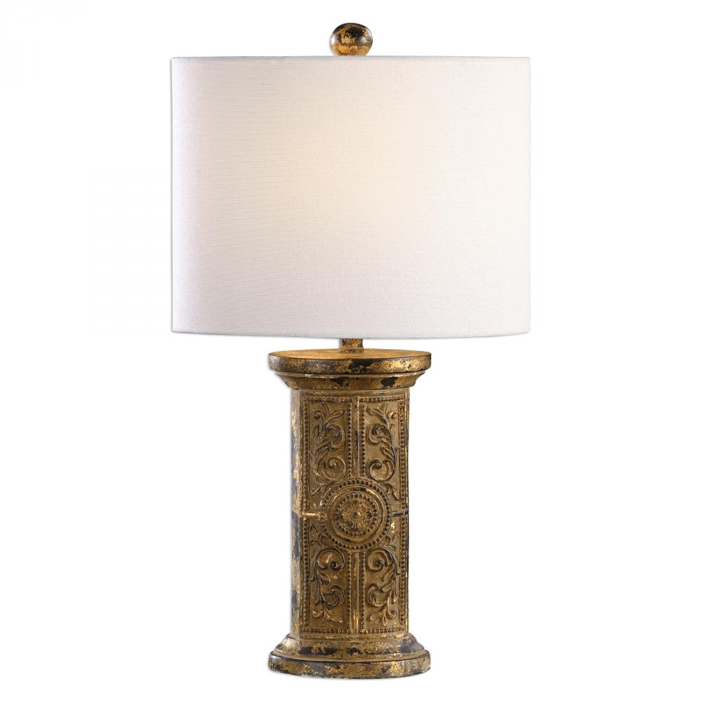Uttermost Latina Antiqued Gold Lamp