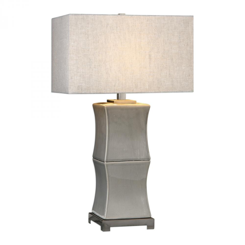 Uttermost Arris Aged Gray Table Lamp