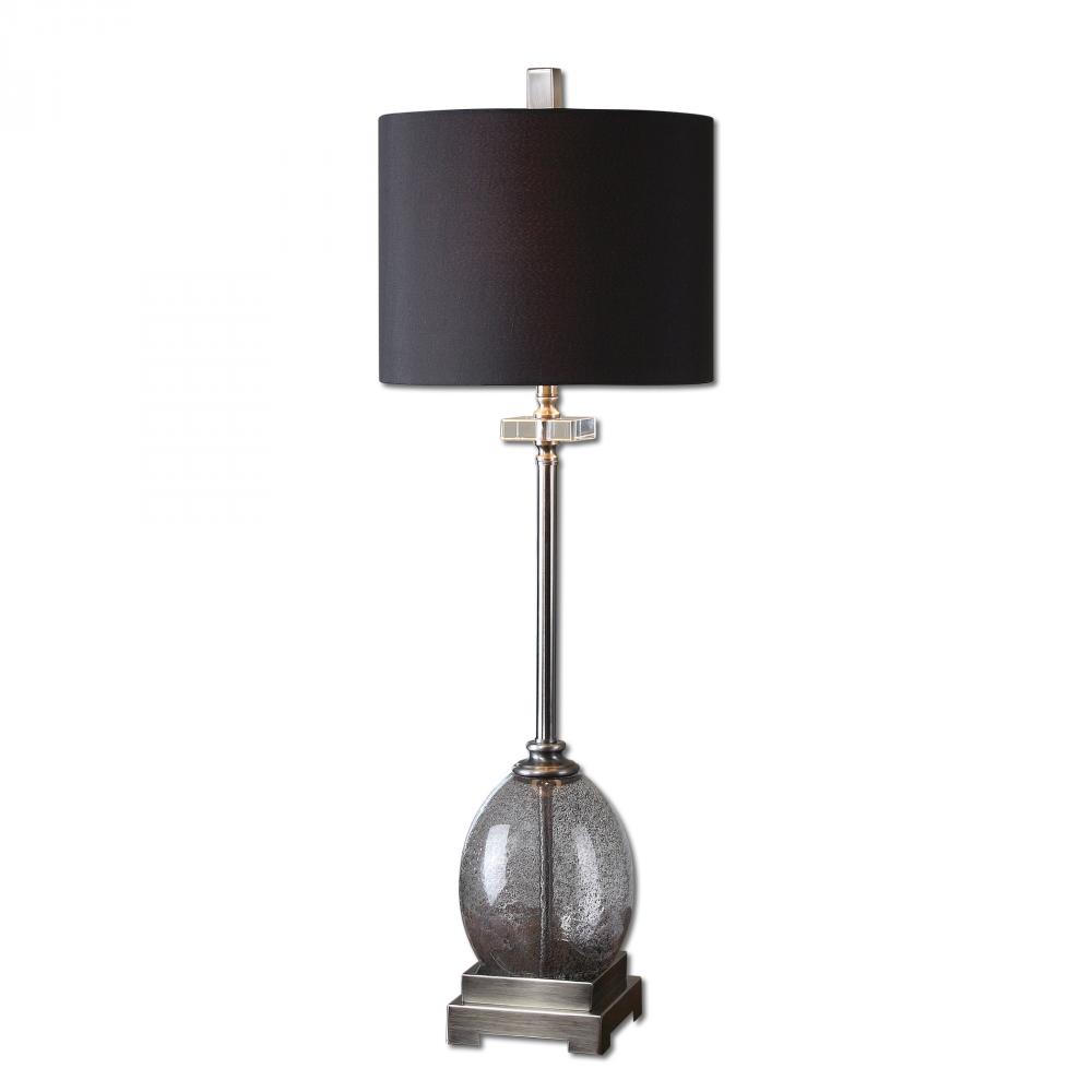 Uttermost Denia Gray Glass Table Lamp