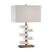 Uttermost 27787-1 - Uttermost Spilsby Stacked Crystal Block Lamp
