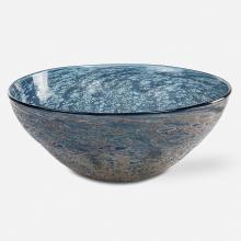 Uttermost 18099 - Uttermost Genovesa Aqua Glass Bowl