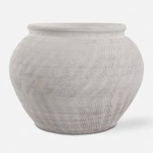 Uttermost 18103 - Uttermost Floreana Round White Vase