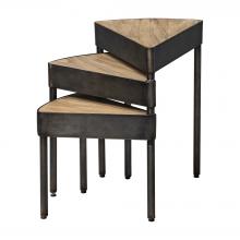 Uttermost 25432 - Uttermost Akito Swivel Nesting Table