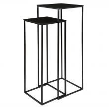 Uttermost 25121 - Uttermost Coreene Nesting Pedestal Tables Set/2