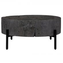 Uttermost 24462 - Uttermost Adjoin Rustic Black Coffee Table