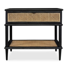 Uttermost 50153 - Uttermost Coast Black Rattan Side Table