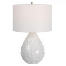 Uttermost 30159-1 - Uttermost Loop White Glaze Table Lamp