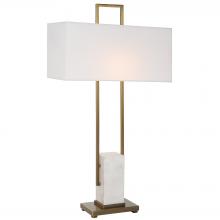 Uttermost 30160 - Uttermost Column White Marble Table Lamp